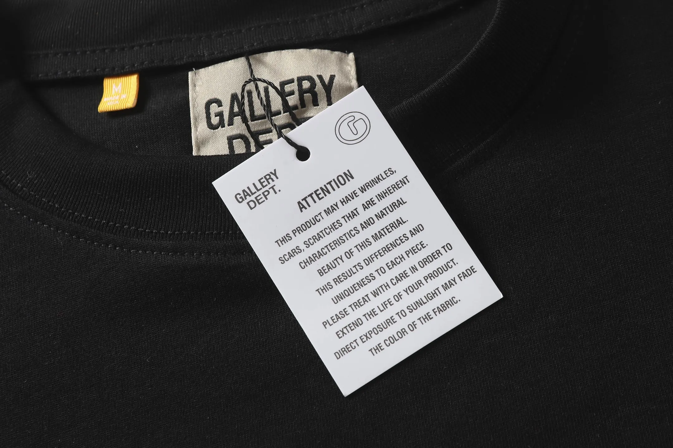 GALLERY.DEPT Summer new short-sleeved model number: D3329P110 Color: black white Size: S M L XL